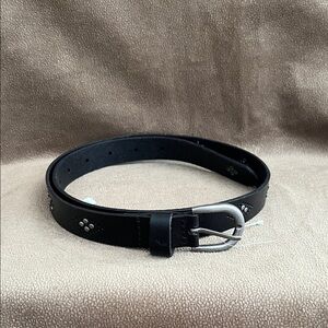 NWOT American Eagle Outfitters Black Belt with Silver Buckle